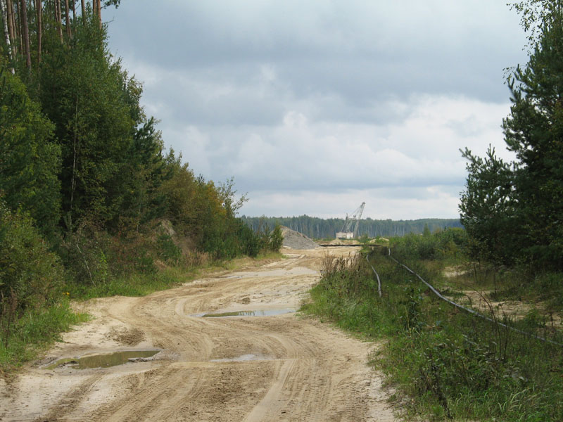 Лопатинский рудник. Дорога к карьеру